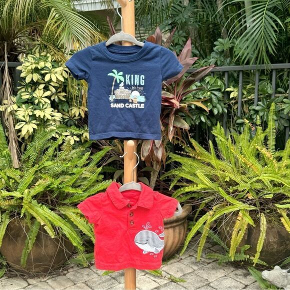 Carters Beach Shirt Bundle (Newborn) - Picture 11 of 11